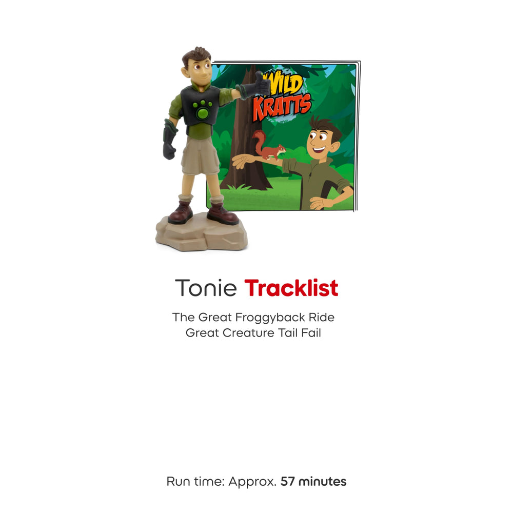 Tonies Chris audio stories offer about 57 minutes of content.