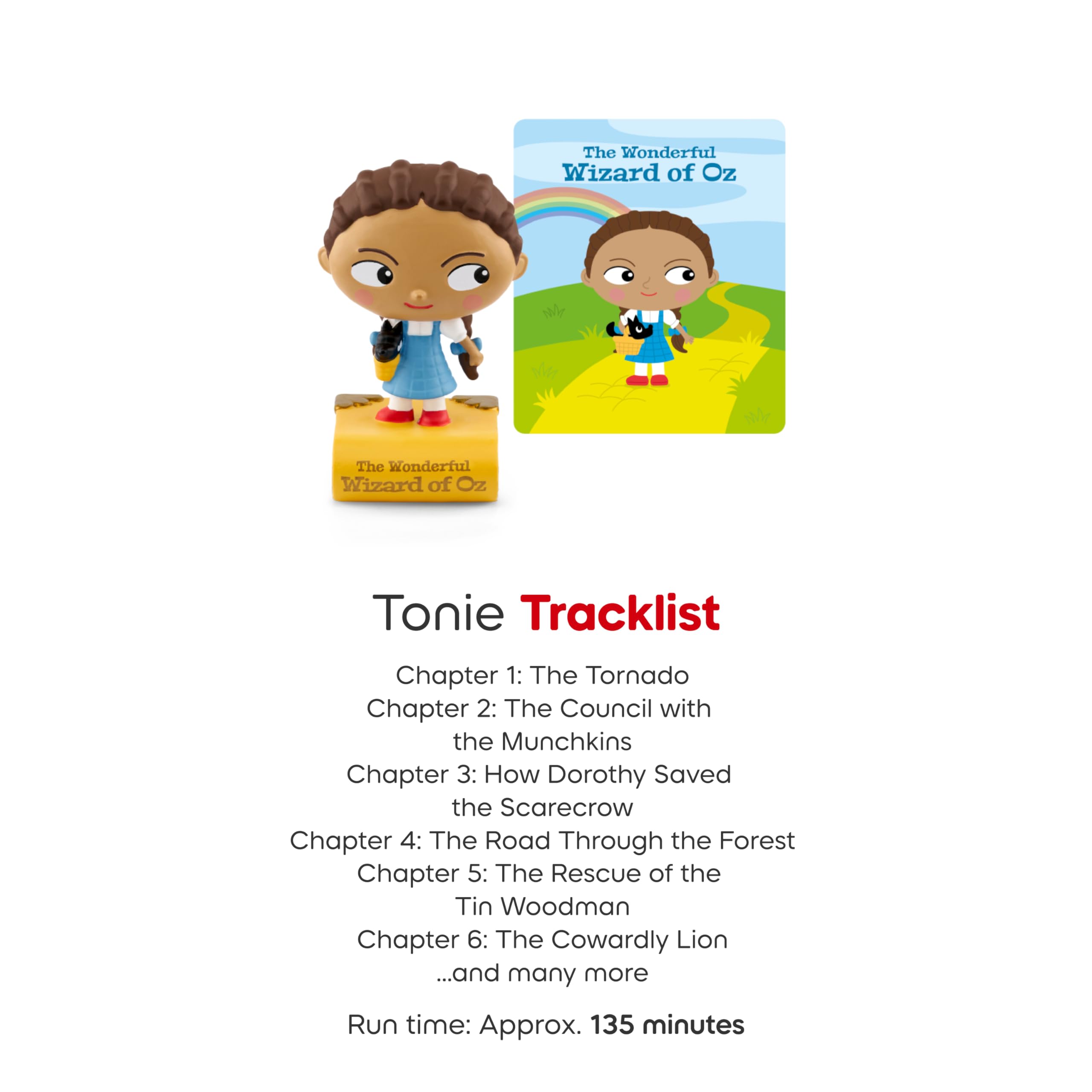 Tonies Wizard of Oz: Cowardly Lion character enhances suspense and imagination.