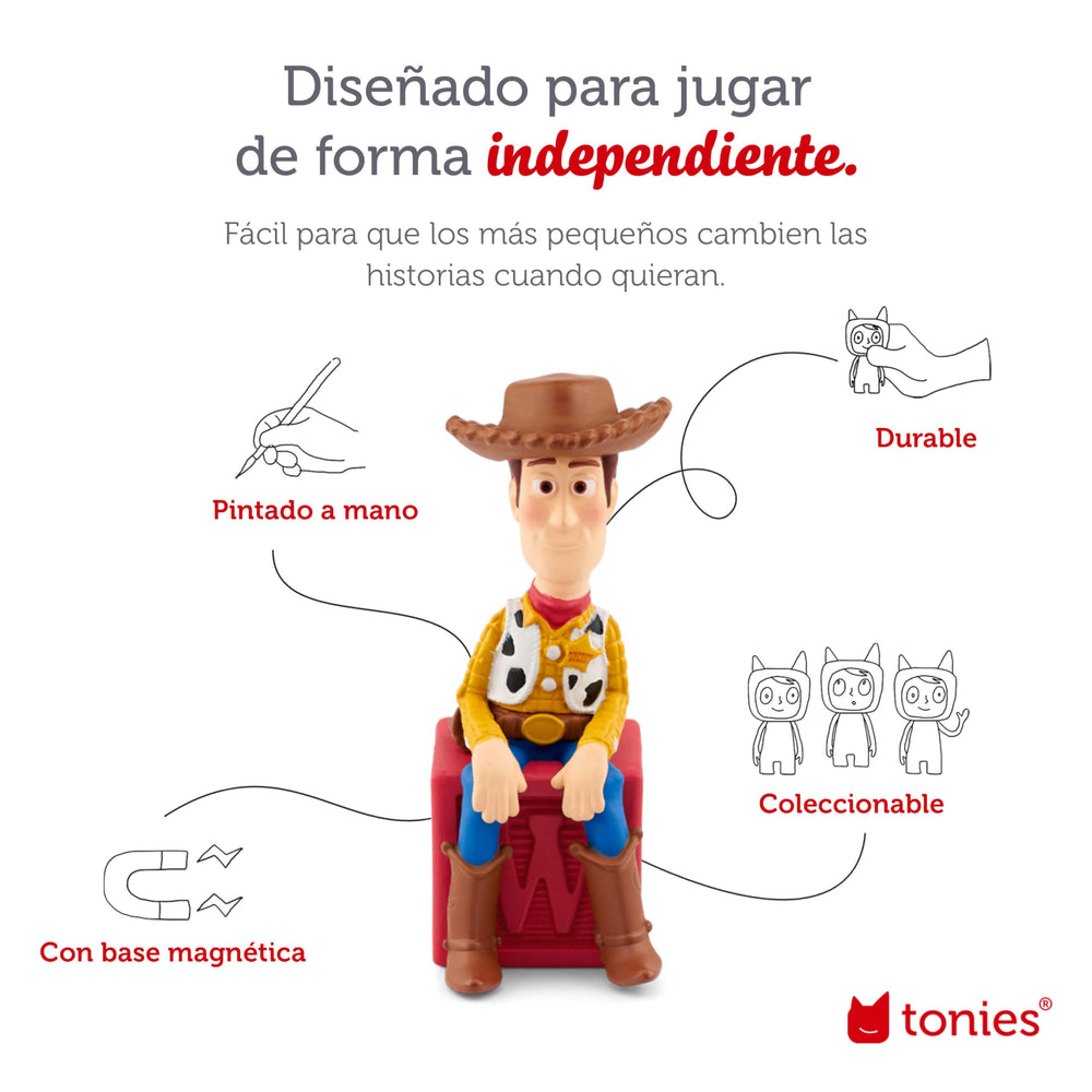 Tonies Woody: tres canciones y una historia para escuchar.
