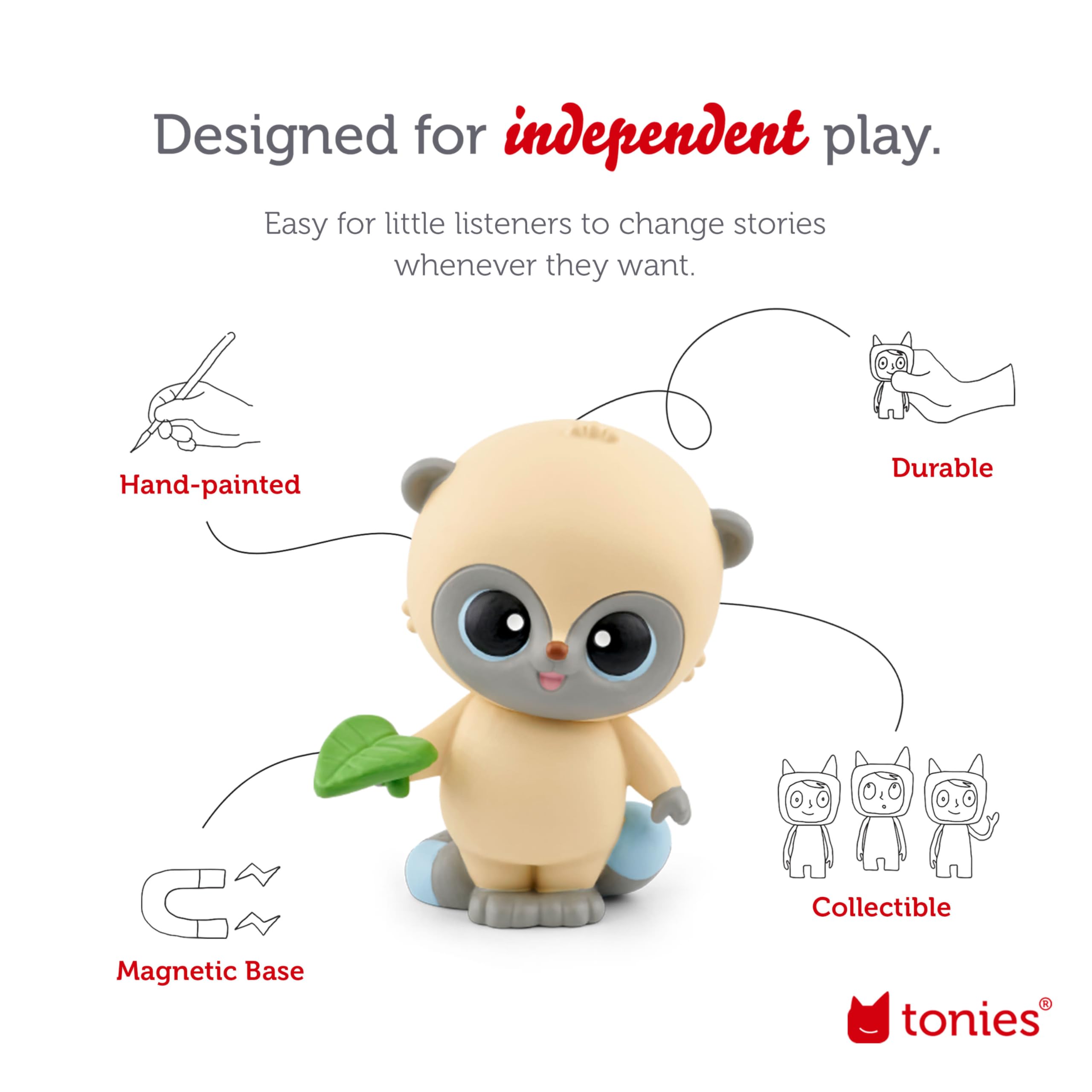 Tonies Yoohoo beside Toniebox, inviting safe, screen-free playtime