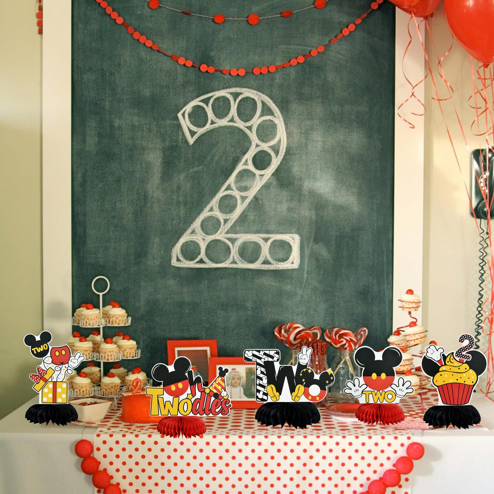 TONIFUL letter TWO banner links the second birthday theme