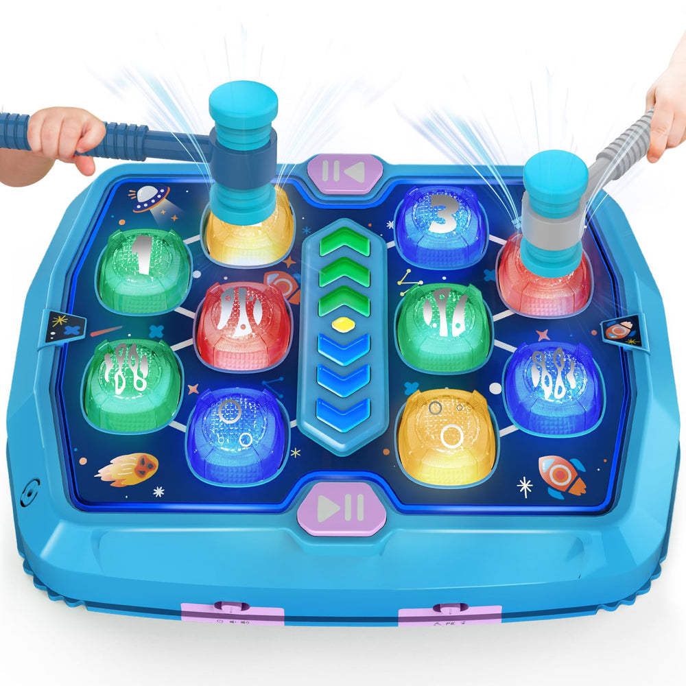 TooLion Whack Game Mole front view showing interactive pound toy for early learning.