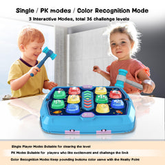 TooLion Whack Game Mole with two hammers ready for cooperative family play.