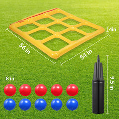 Toobimen outdoor tic tac toe on lawn invites backyard fun for all ages
