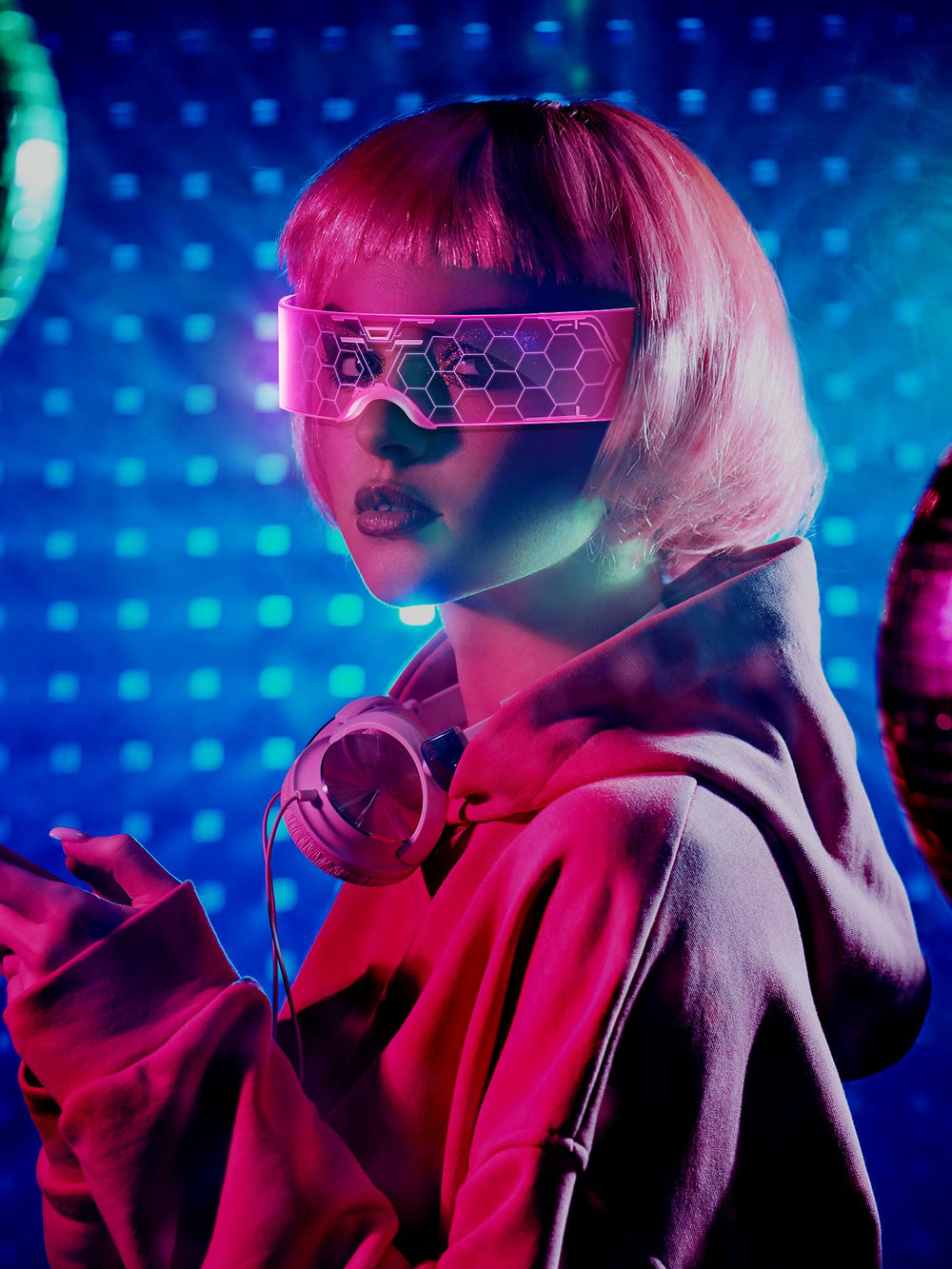 TOODOO visor glasses left-side controls for mode changes