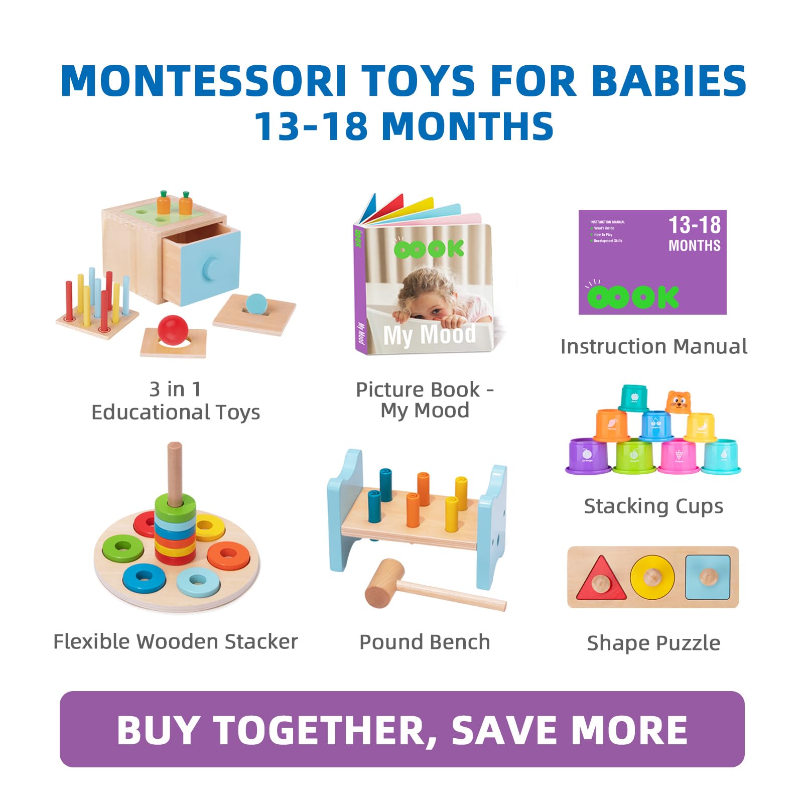TOOKYLAND shape puzzle encouraging early problem solving and dexterity.