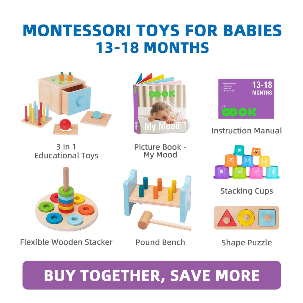 TOOKYLAND shape puzzle encouraging early problem solving and dexterity.