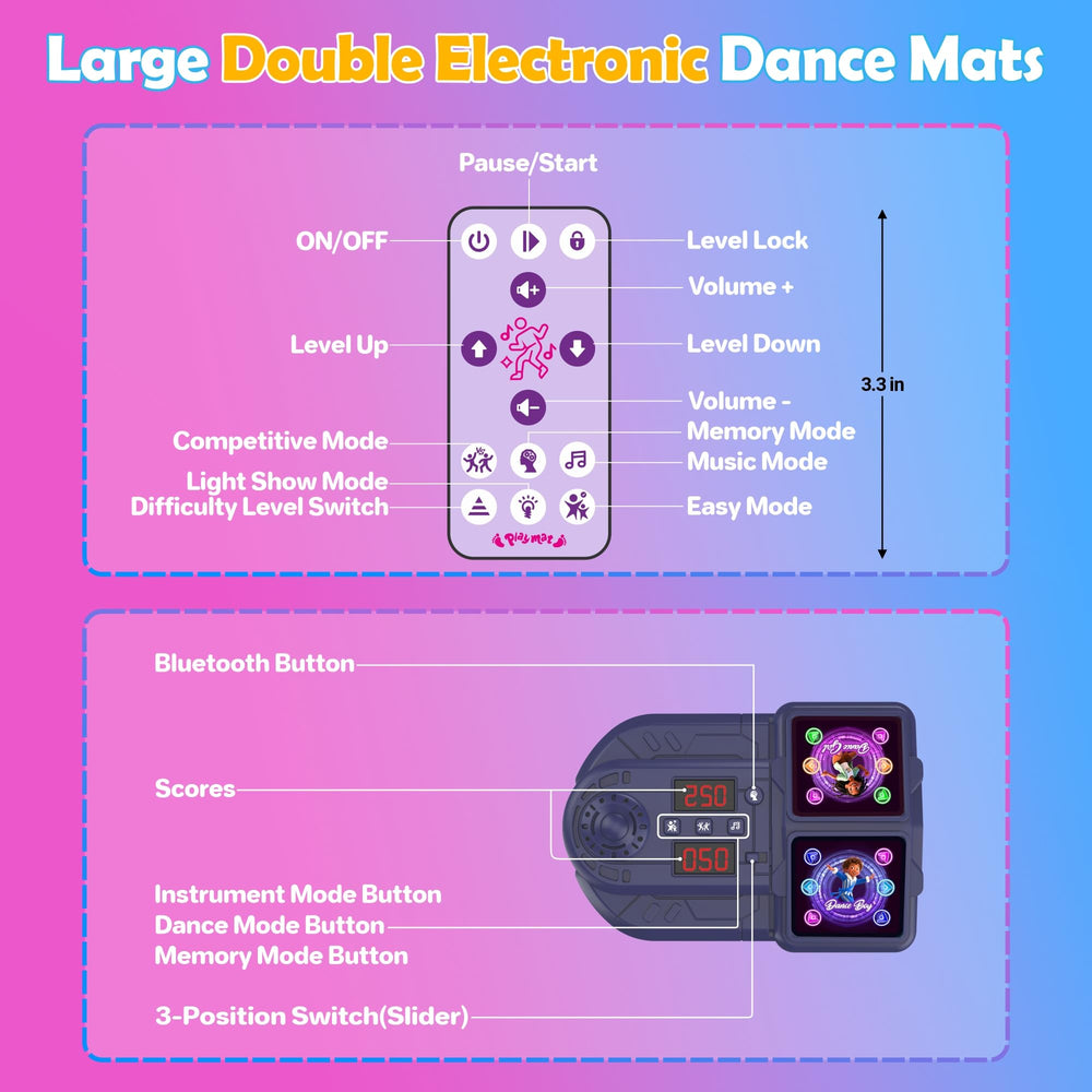 TooLion built-in music with classic songs enhances dance routines and coordination.