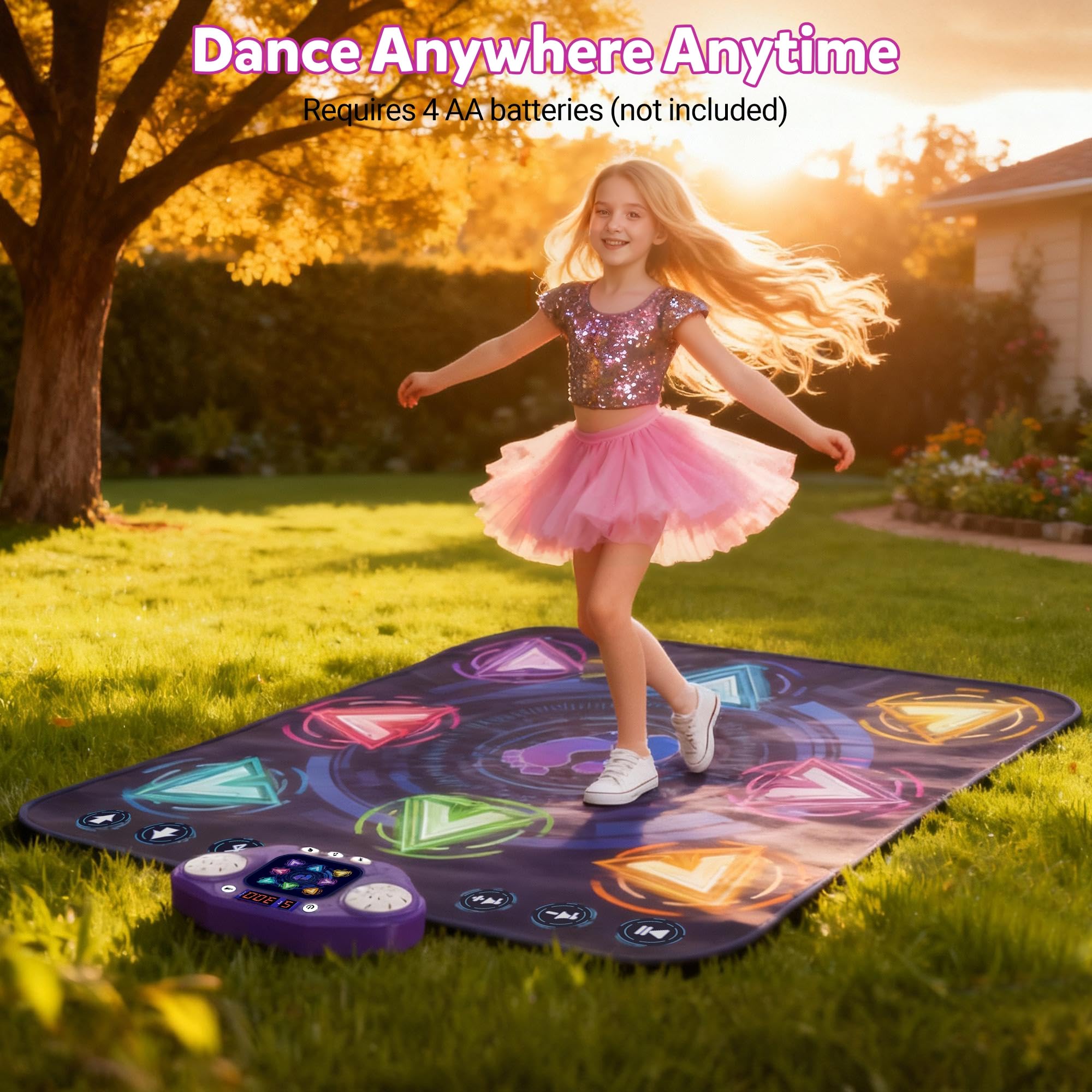 TooLion Christmas gift-ready dance mat turns living rooms into active fun.