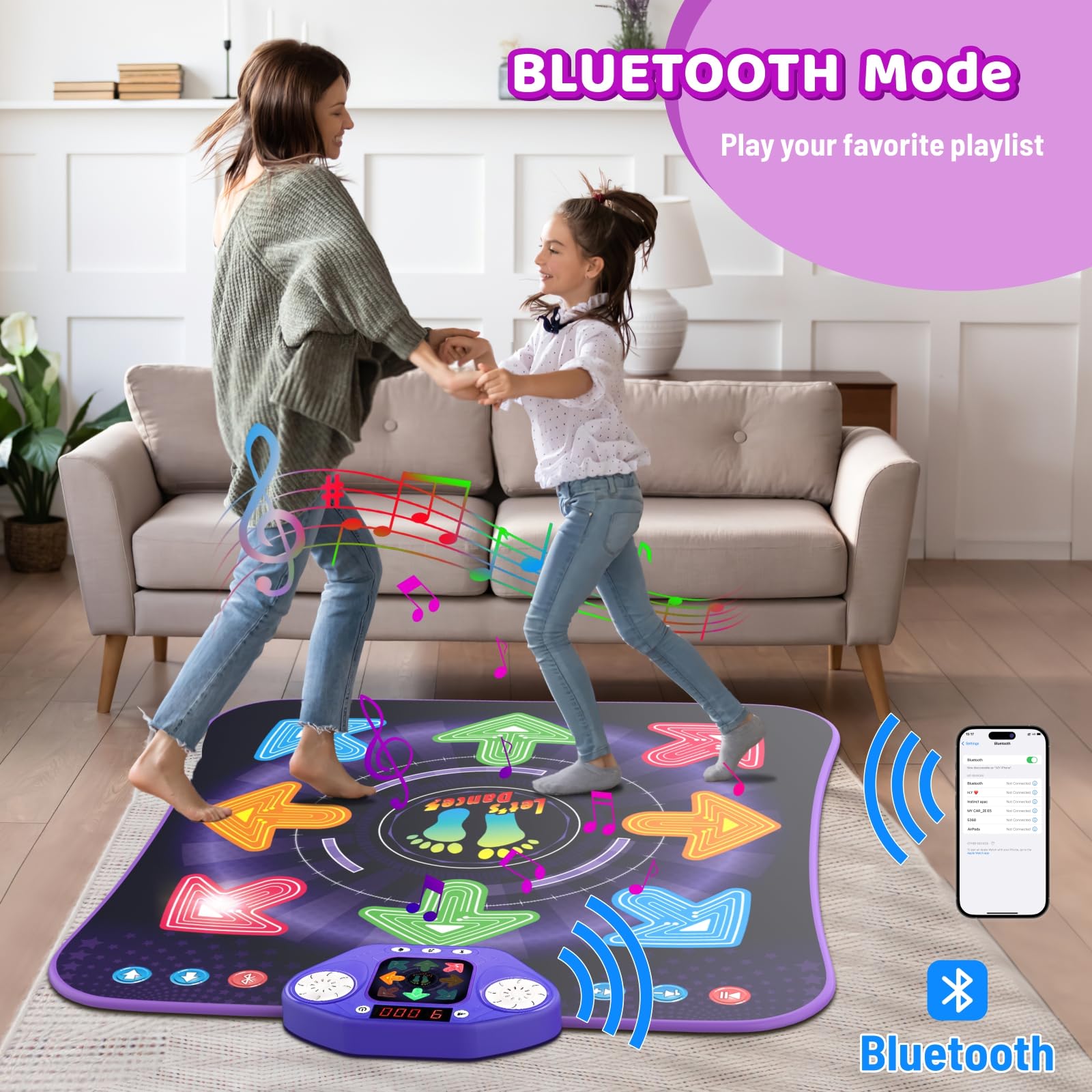 TooLion Bluetooth-enabled dance mat lets kids play their favorite tunes
