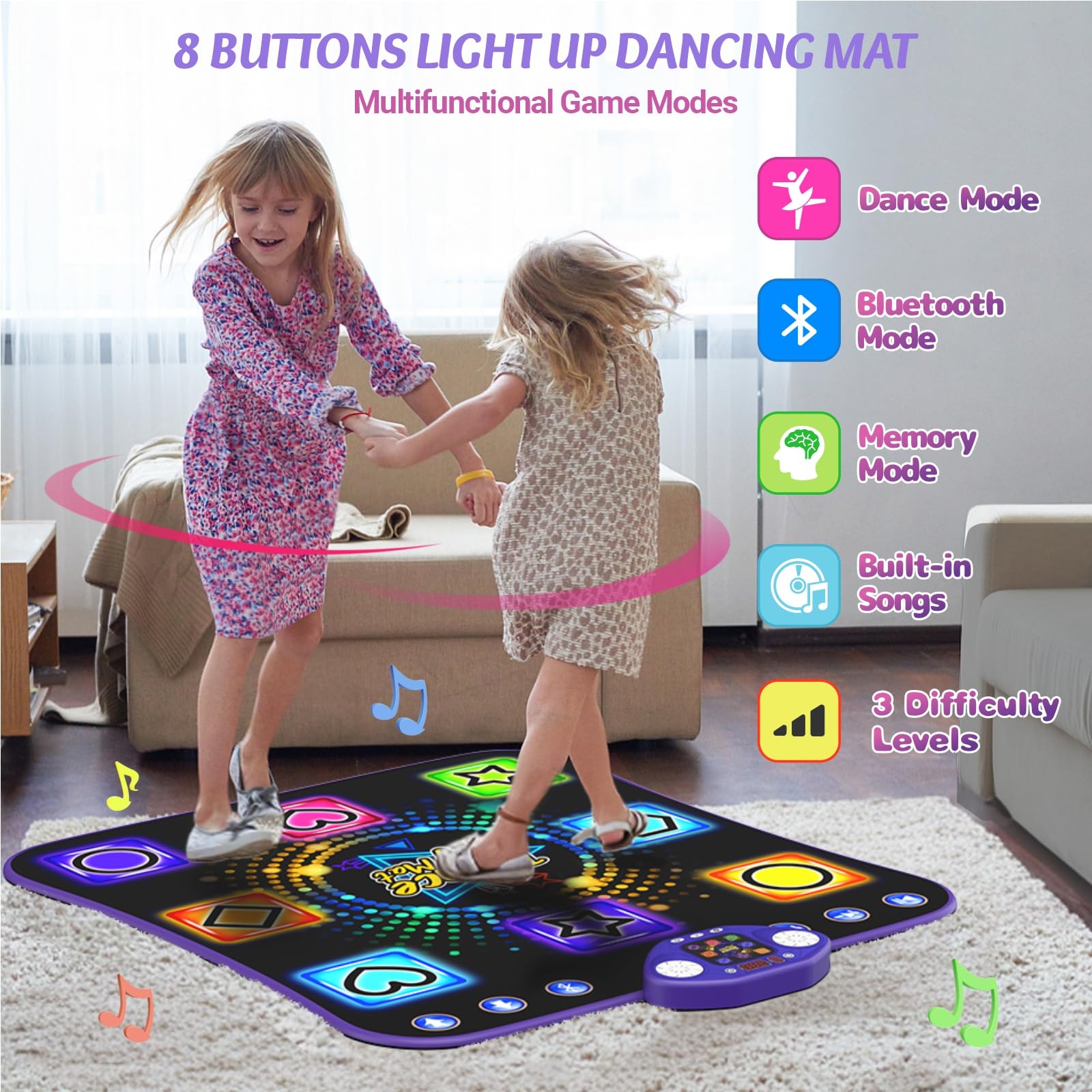 TooLion LED dance mat supports rhythm based family games