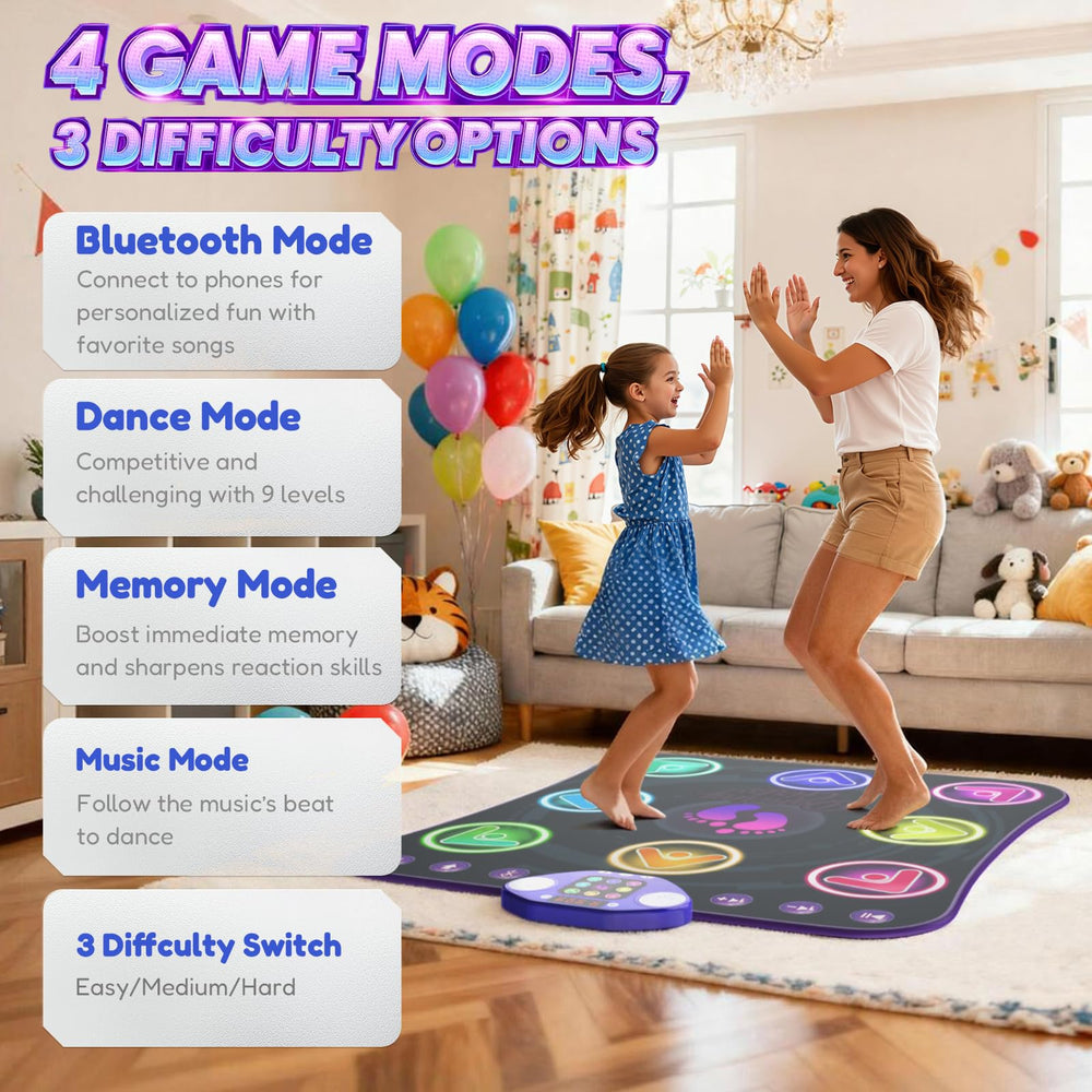 TooLion dance mat offers four modes to grow with kids.