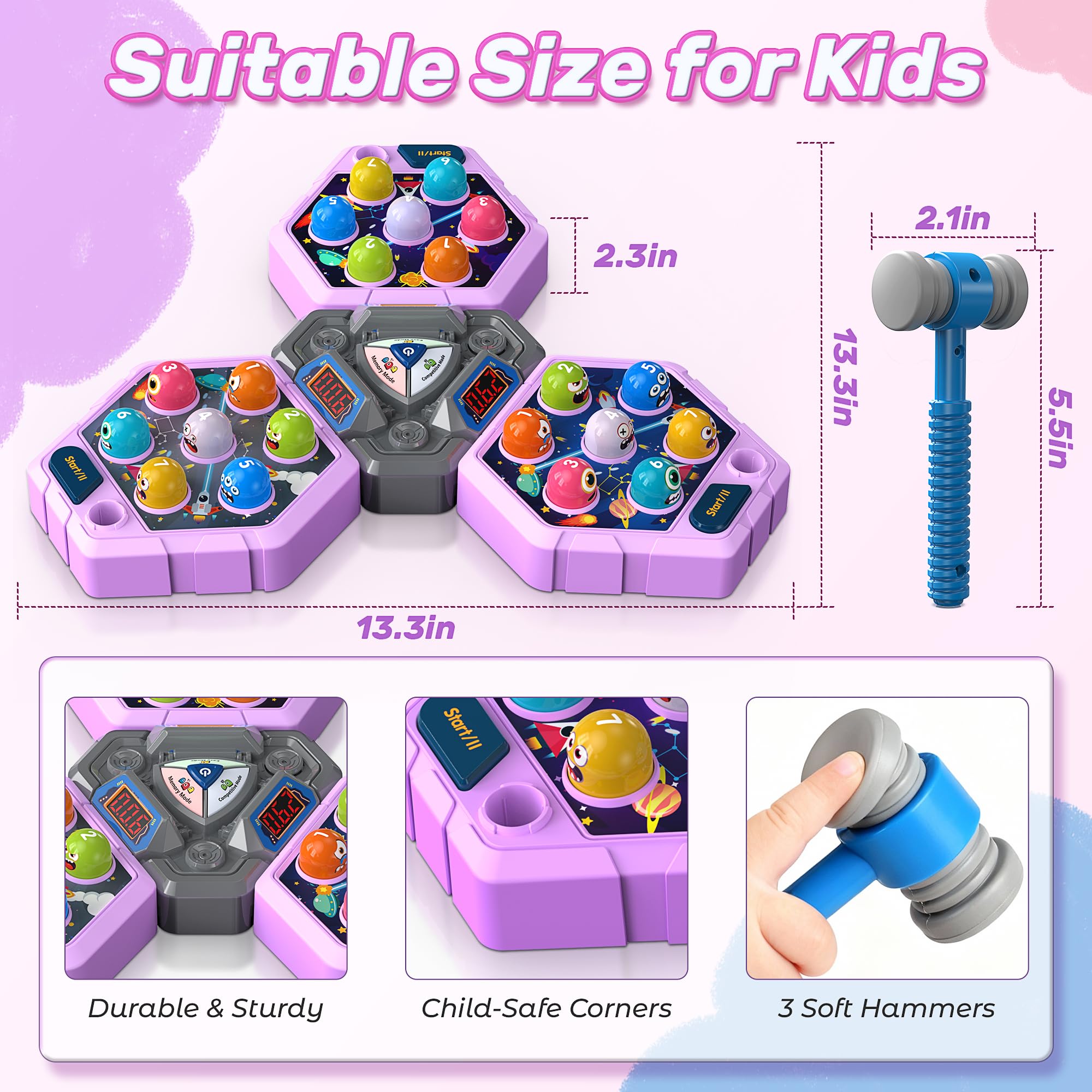 TooLion game modes featuring color recognition and PK play for added fun.