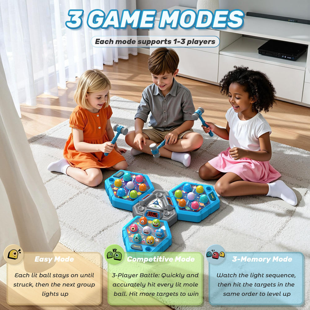 TooLion demonstrates three game modes for varied, engaging play sessions.