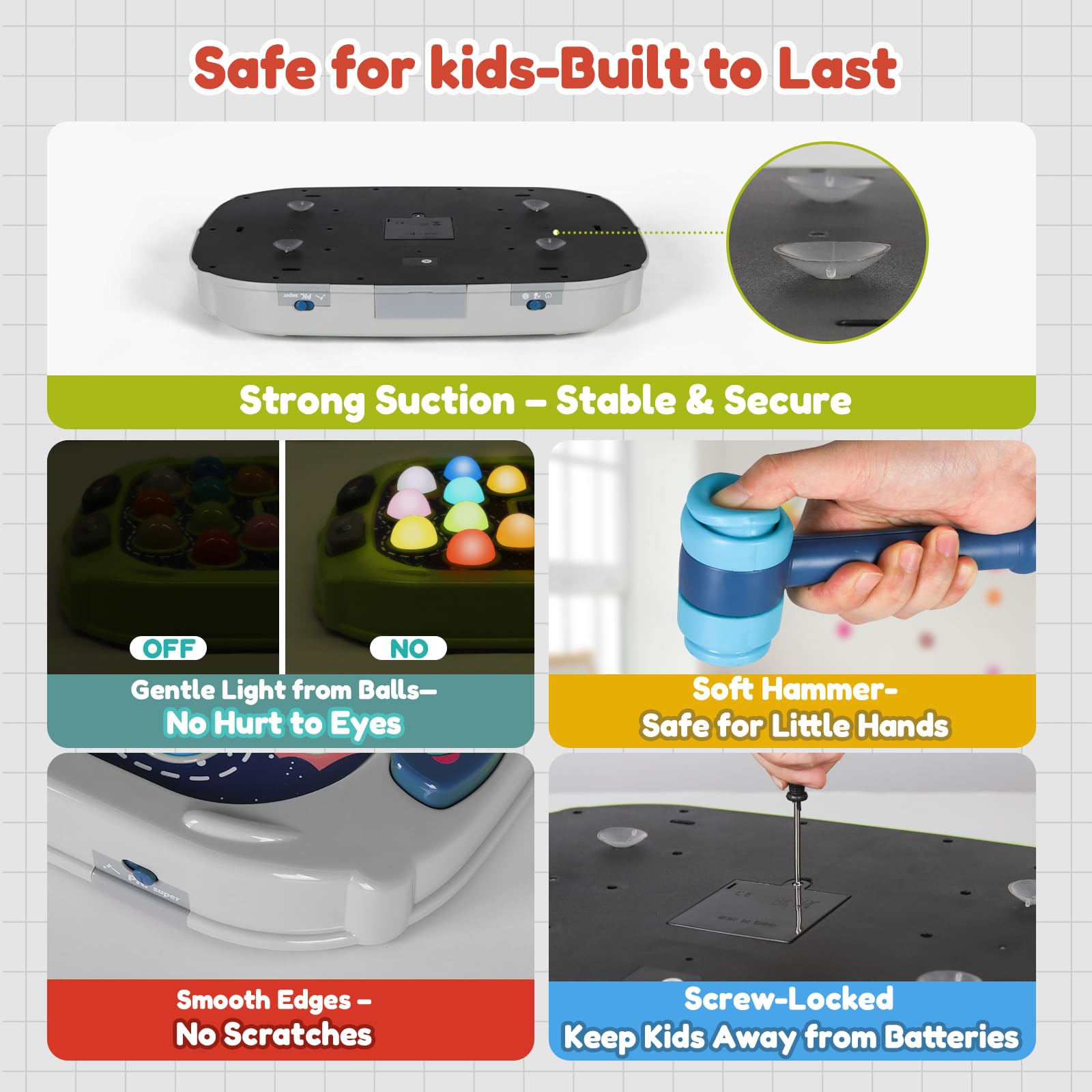 TooLion stable suction cups prevent slips on tables