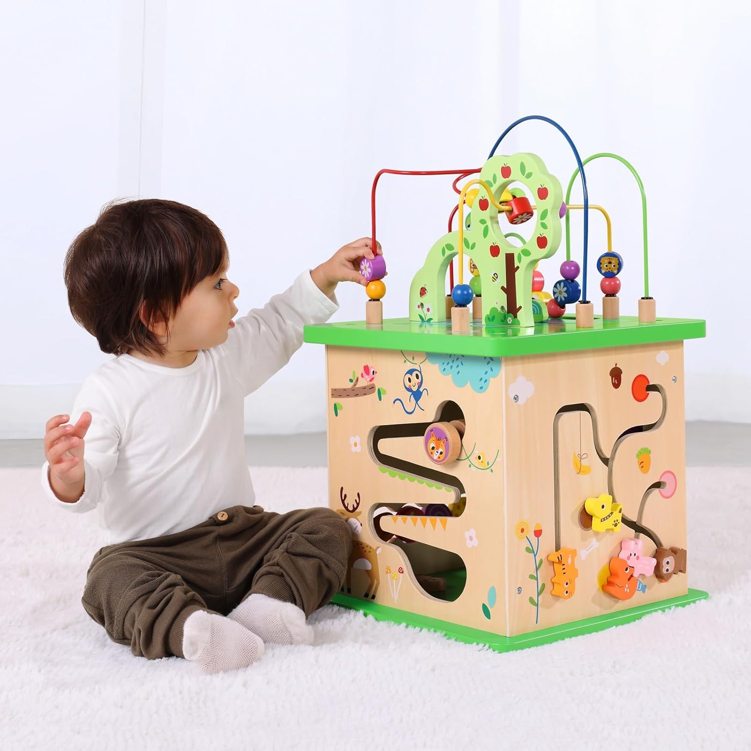 TOOKYLAND 5-in-1 activity center front view for toddler exploration