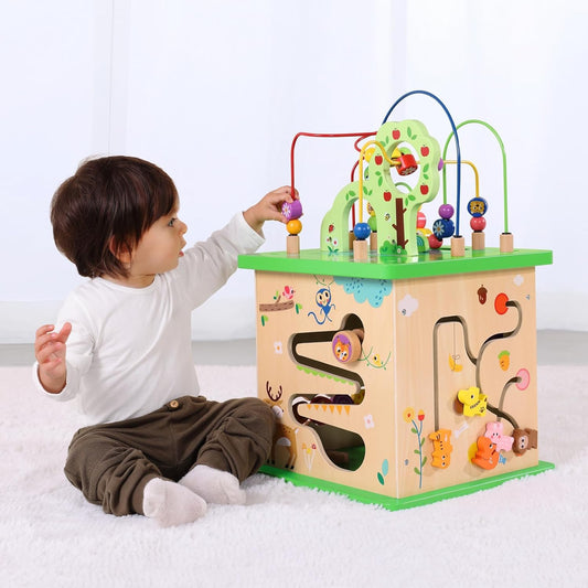TOOKYLAND 5-in-1 activity center front view for toddler exploration