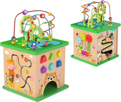 TOOKYLAND tap-to-bottom activity close-up designed for cause-and-effect play