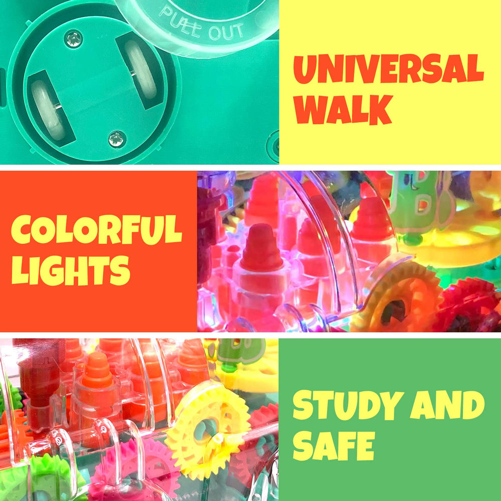 Tooty Toy vibrant colors stimulate visual attention and imagination.