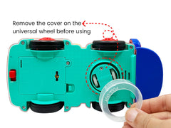 Tooty Toy visible inner gears promote cause‑and‑effect understanding.