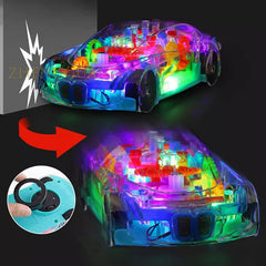 TOOTY TOY transparent body showing gears and lights to spark curiosity