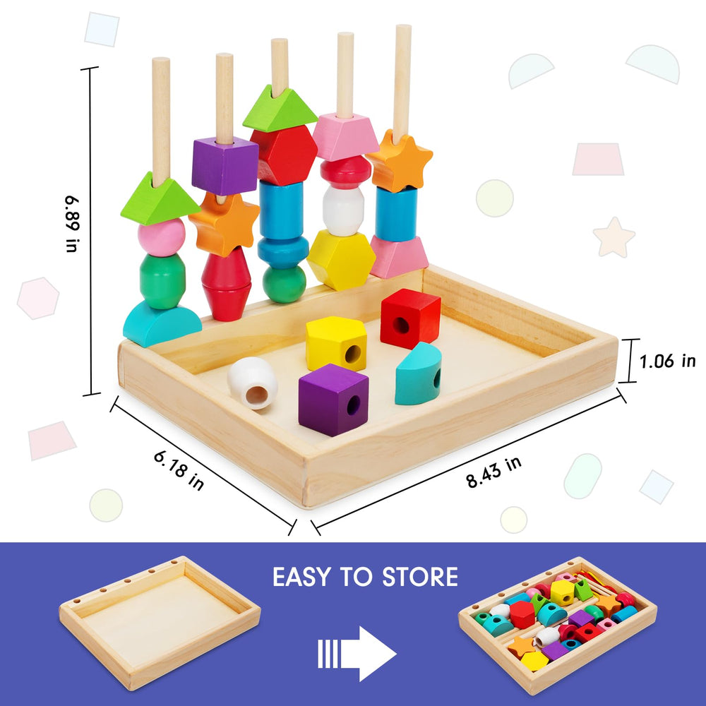 TooyBing bead sequencing game showing 16 sequences