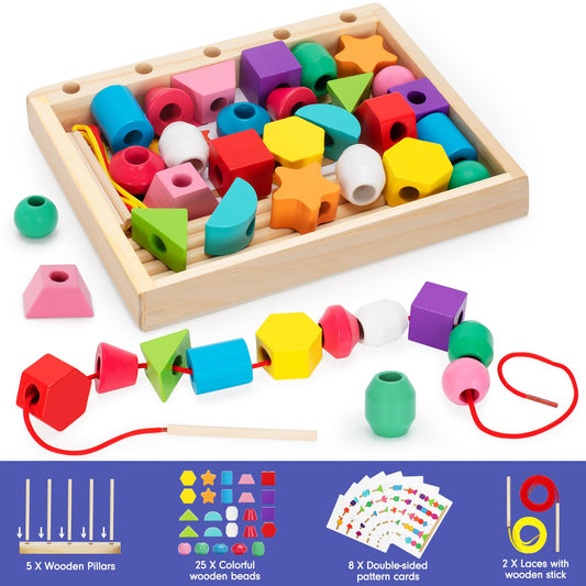 TooyBing colorful beads and pattern cards boosting recognition