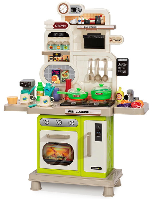 TooyBing Kids Play Kitchen Set stove with lights and sounds for realistic pretend cooking
