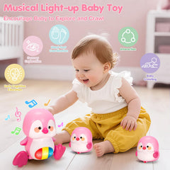 TooyBing go-button activates lights, music, and movement for engaging learning moments.