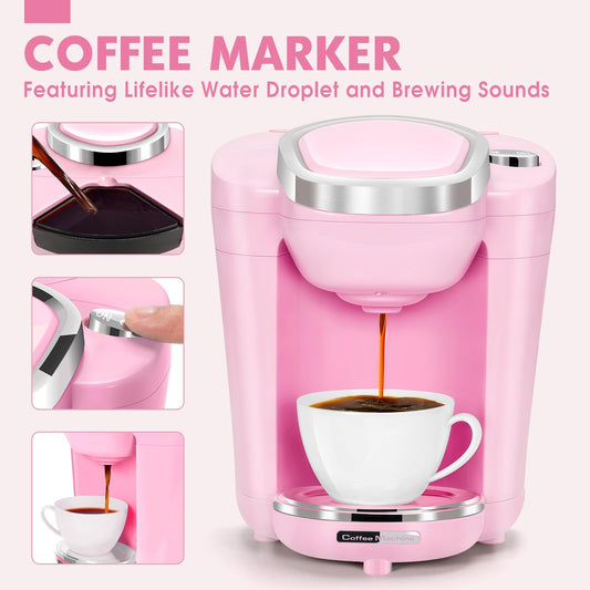 TooyBing pink mixer toy for pretend baking and recipe creation.