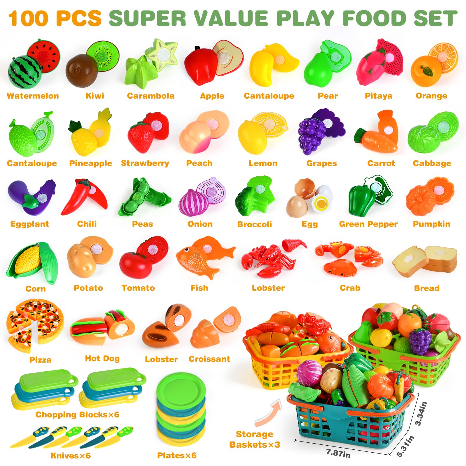 TooyBing cutting action toy with knives and cutting boards sparks fine motor skills