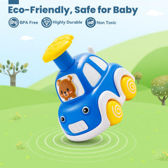 TooyBing press and go bear driver offers safe, battery-free play on the go.