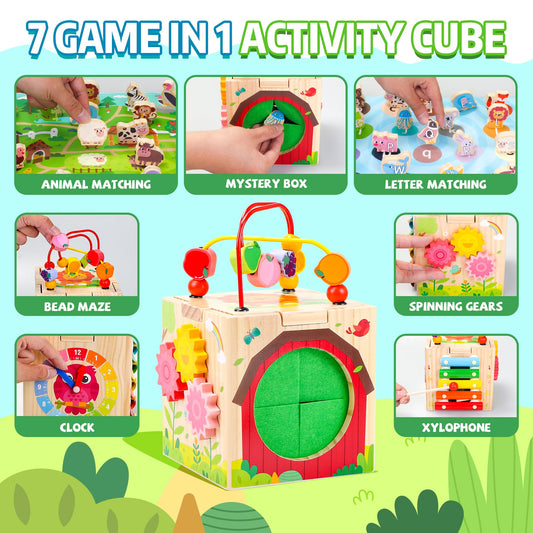 Tooysea mystery box blocks encourage curiosity and fine motor development during play.