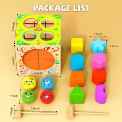 Tooysea natural wood toy with smooth edges for safe play