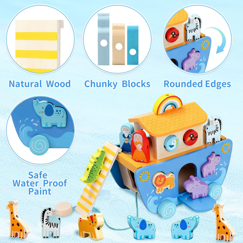 Tooysea Noah’s Ark boarding ladder enhances interactive entry and exit play.
