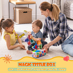 Tooysea rainmaker sensory toy creates soothing sounds and rhythm for baby exploration.