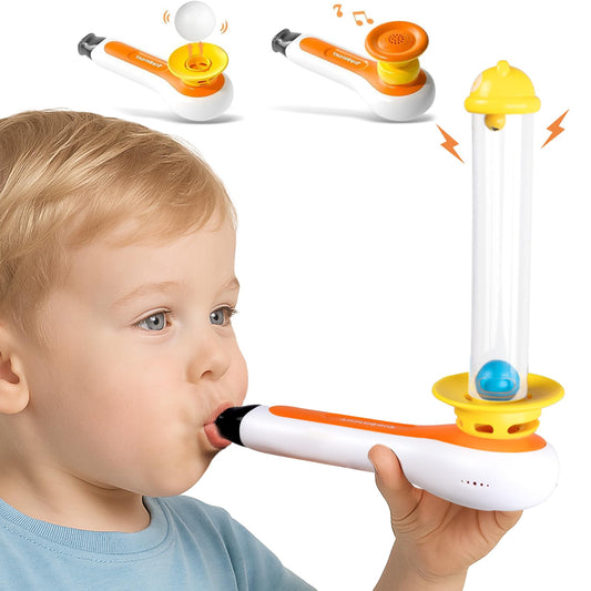 Top Bright 3in1 sensory toy whistle promotes early language during play