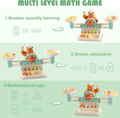TOP BRIGHT Balance Math Game paper money for pretend buying and selling.