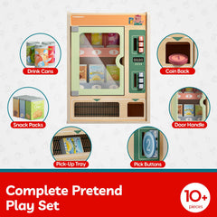 Top Bright push buttons and dial for interactive cause-and-effect play