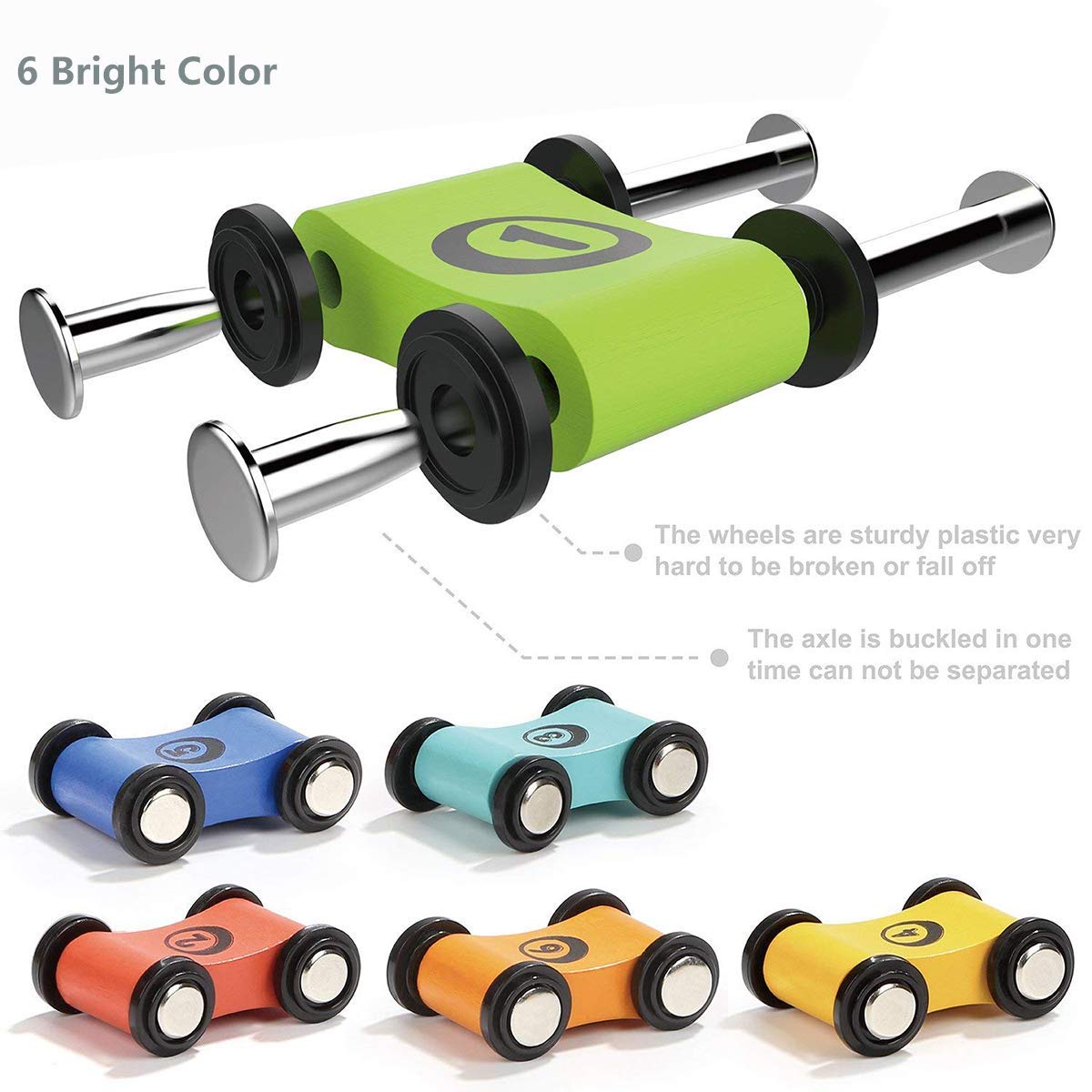 Top Bright car garage provides easy storage and organization for toddlers.