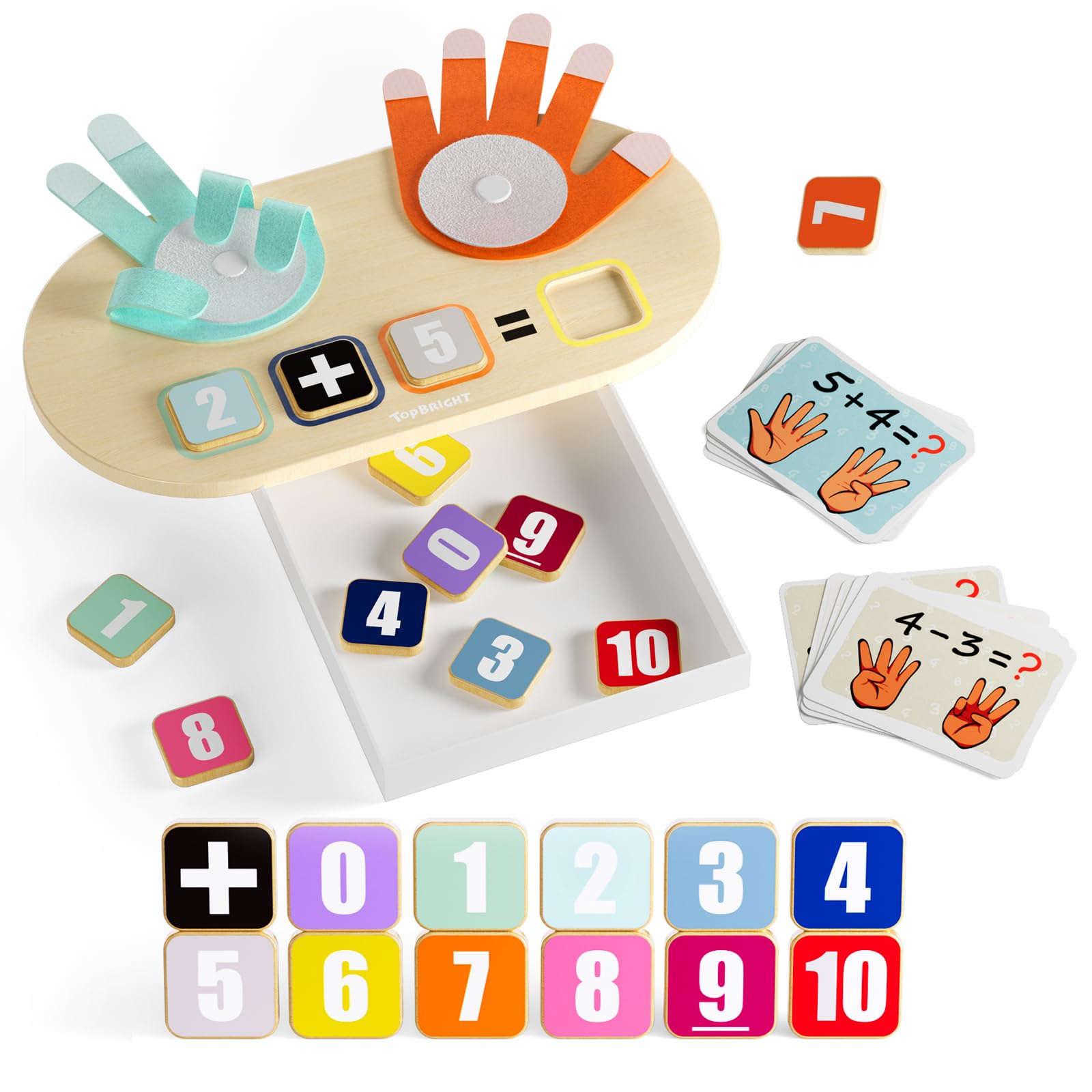Top Bright kid-friendly learning toy suits classroom or home math practice.