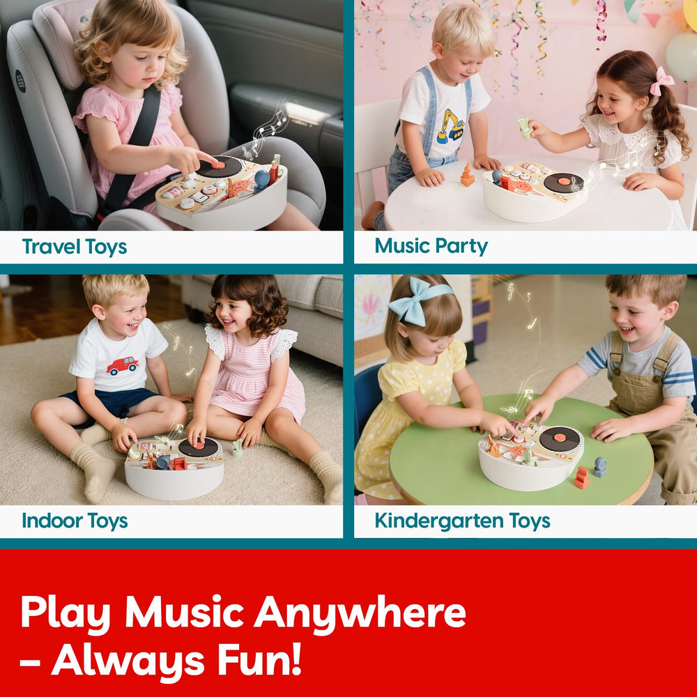 Top Bright DJ Busy Board includes animal noises for engaging storytelling