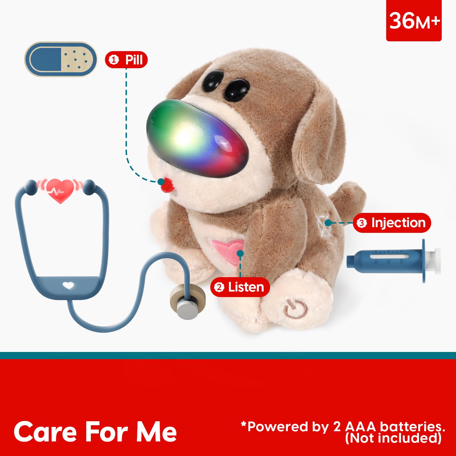 TOP BRIGHT Doctor Kit lights and sounds engage sensory pretend medical scenarios