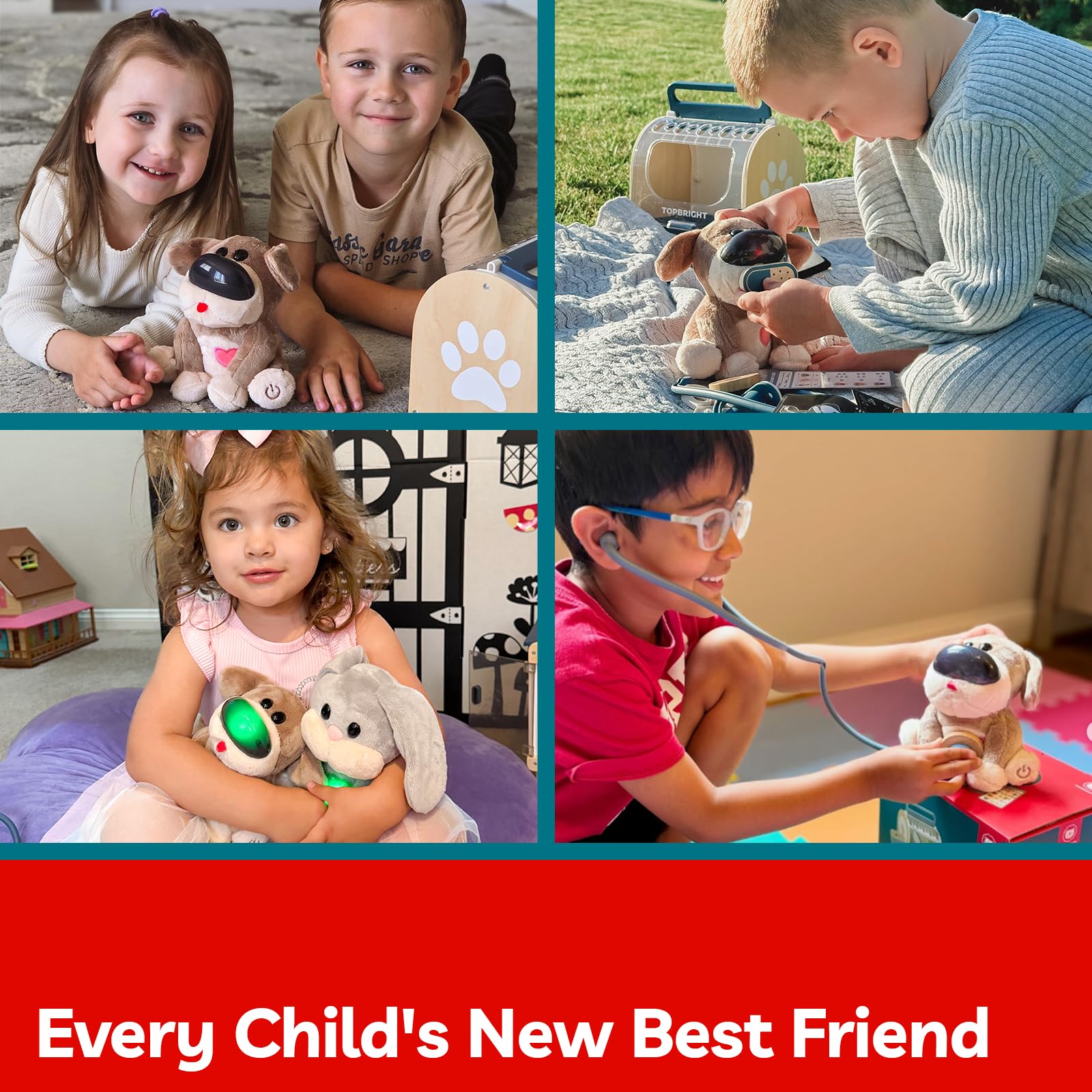 Top Bright Doctor Kit syringes and pills spark interactive feeding sounds