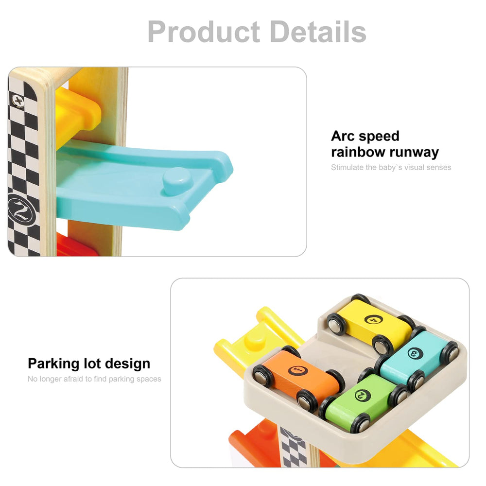 TOP BRIGHT four ramp racers foster interactive play and sharing
