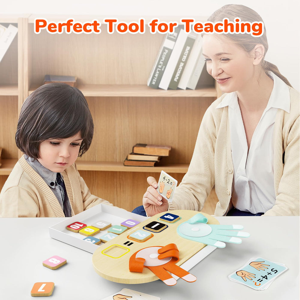 Top Bright Montessori-inspired toy supports fine motor skills and number sense.