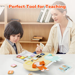 Top Bright Montessori-inspired toy supports fine motor skills and number sense.