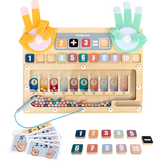 Top Bright Montessori magnetic beads maze supports focused sorting and fine motor skills.