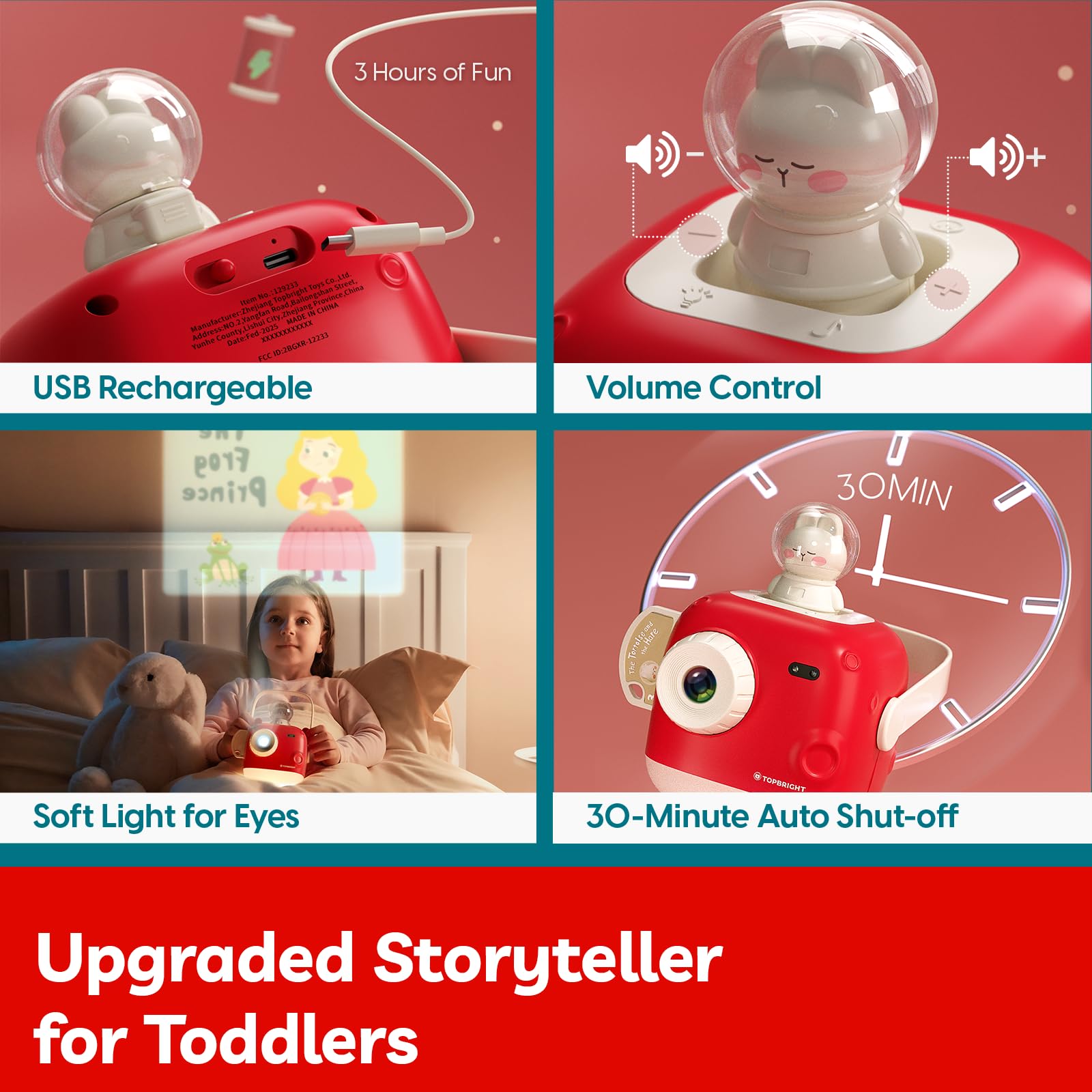 Top Bright Story Projector is a durable educational toy for ages 3 and up.