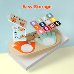 Top Bright sturdy storage box keeps blocks and cards organized after play.